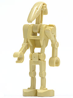Battle Droid - Tan, Bent Arms