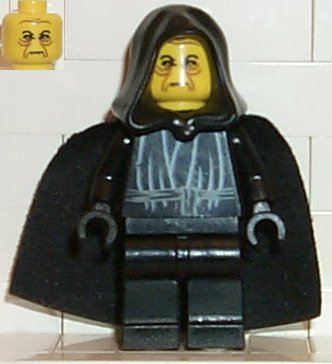 Emperor Palpatine - Yellow Head, Black Hands