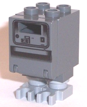 Gonk Droid (GNK Power Droid), Dark Bluish Gray Body and Light Bluish Gray Legs