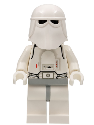 Snowtrooper, Light Gray Hips, White Hands