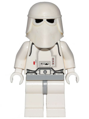 Snowtrooper, Light Bluish Gray Hips, White Hands (Hoth Stormtrooper)