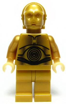 C-3PO - Pearl Gold with Pearl Light Gold Hands