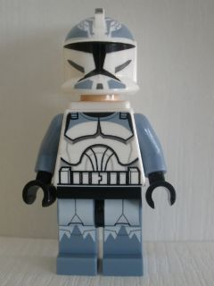 Clone Trooper, 104th Battalion 'Wolfpack' (Phase 1) - Sand Blue Markings, White Jet Pack, Large Eyes