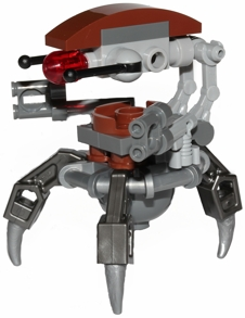 Droideka (Destroyer Droid) - Pearl Dark Gray Arms Mechanical