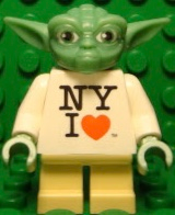 Yoda - NY I Heart Torso, Light Bluish Gray Hair (Toy Fair 2013 Exclusive)