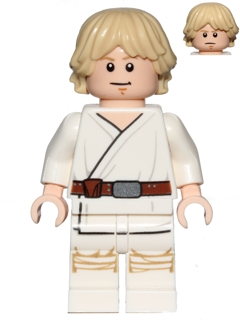 Luke Skywalker (Tatooine, White Legs, Stern / Smile Face Print)