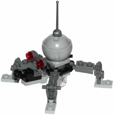 Dwarf Spider Droid - Light Bluish Gray Dome, Mini Blaster / Shooter