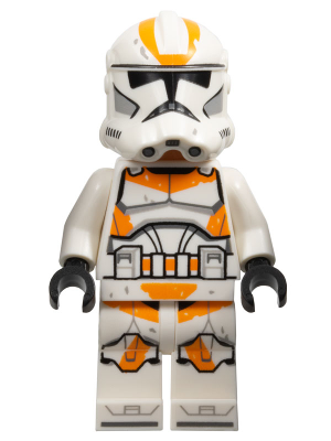 Clone Trooper, 212th Attack Battalion (Phase 2) - White Arms, Dirt Stains, Nougat Head, Helmet with Holes