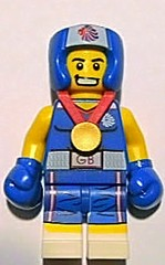 Brawny Boxer, Team GB (Minifigure Only without Stand and Accessories)