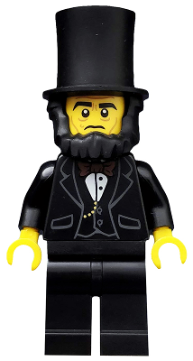 Abraham Lincoln, The LEGO Movie (Minifigure Only without Stand and Accessories)