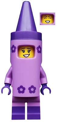 Crayon Girl, The LEGO Movie 2 (Minifigure Only without Stand and Accessories)
