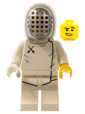 Fencer, Series 13 (Minifigure Only without Stand and Accessories)