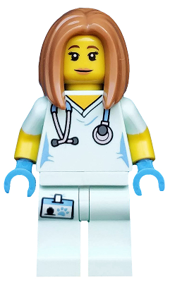 Veterinarian, Series 17 (Minifigure Only without Stand and Accessories)