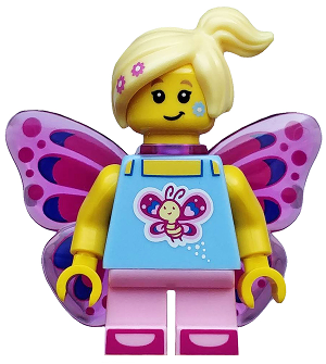 Butterfly Girl, Series 17 (Minifigure Only without Stand and Accessories)