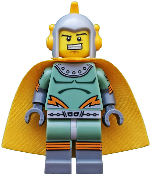 Retro Space Hero, Series 17 (Minifigure Only without Stand and Accessories)