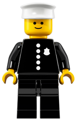 Classic Police Officer, Series 18 (Minifigure Only without Stand and Accessories)