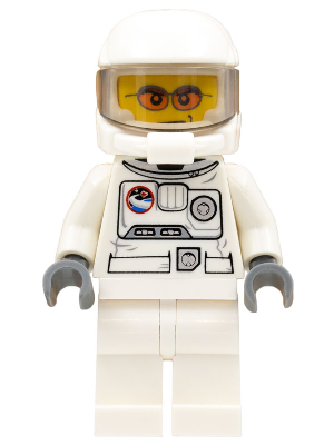 Spacesuit, White Legs, Space Helmet, Orange Sunglasses