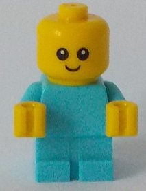 Baby - Medium Azure Body with Yellow Hands