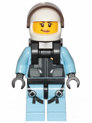 Sky Police - Jet Pilot, Female with Neck Bracket (for Jet Pack)