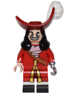 Captain Hook, Disney, Series 1 (Minifigure Only without Stand and Accessories)
