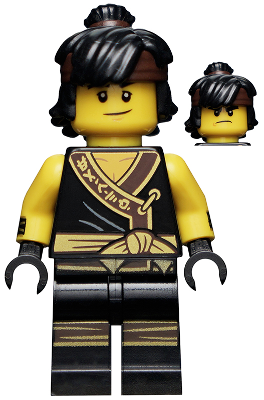Cole - The LEGO Ninjago Movie, Arms with Cuffs, Hair