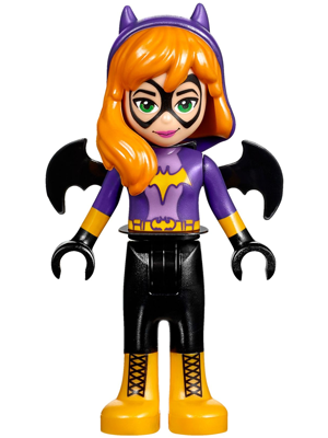 Batgirl (Light Nougat) - Mini Doll, Black Legs, Bright Light Orange Boots