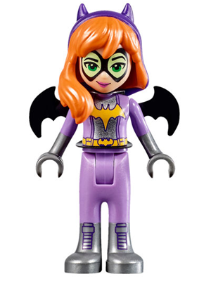 Batgirl (Light Nougat) - Mini Doll, Medium Lavender Legs, Flat Silver Boots