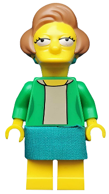 Edna Krabappel, The Simpsons, Series 2 (Minifigure Only without Stand and Accessories)