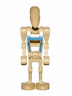 Battle Droid Pilot with Tan Torso with Blue Insignia