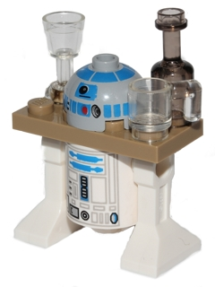 Astromech Droid, R2-D2, Serving Tray Dark Tan