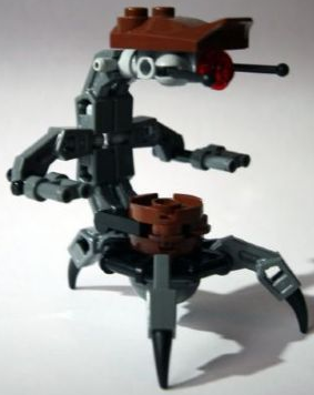 Droideka (Destroyer Droid) - Reddish Brown Top