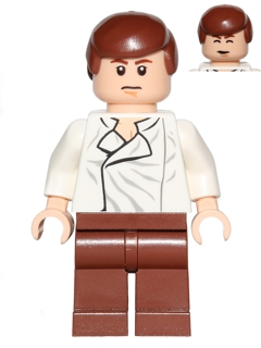 Han Solo, Reddish Brown Legs without Holster Pattern, Dual Sided Head