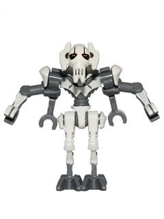 General Grievous - Bent Legs, White Armor