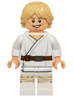 Luke Skywalker (Tatooine, White Legs, Detailed Face Print)