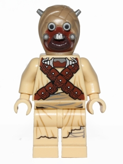 Tusken Raider - Head Spikes, Crossed Belts