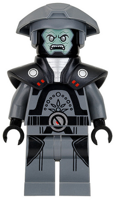 Imperial Inquisitor Fifth Brother - Dark Bluish Gray Uniform