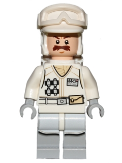 Hoth Rebel Trooper White Uniform (Moustache)