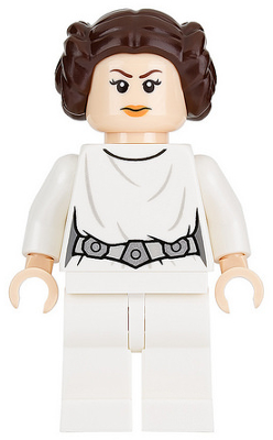 Princess Leia (White Dress, Detailed Belt)