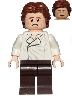 Han Solo, Dark Brown Legs, Wavy Hair