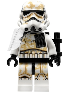 Sandtrooper (Sergeant) - White Pauldron, Ammo Pouch, Dirt Stains, Survival Backpack
