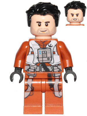 Poe Dameron (Pilot Jumpsuit, Hair Swept Left Tousled)