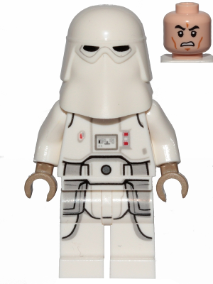 Snowtrooper, Printed Legs, Dark Tan Hands