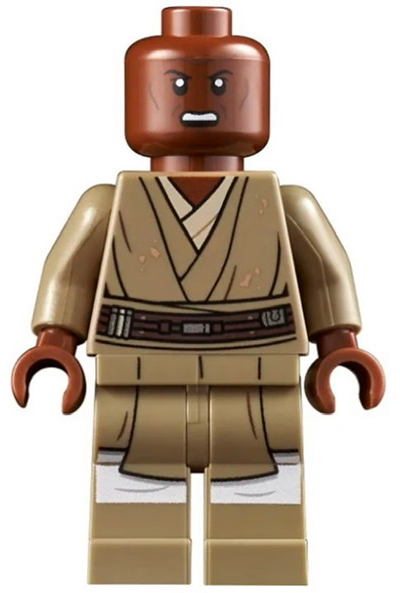 Mace Windu (Dark Tan Legs, Open Mouth)